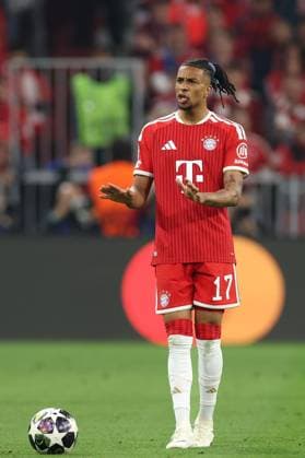 Michael Olise of Bayern Munich reacts Bayern Munich v Paris Saint-Germain, UEFA Champions League, Semi Final, Second Leg, Football, Allianz Arena, Munich, UK - 06 May 2026Munich Allianz Arena United Kingdom EDITORIAL USE ONLY No use with unauthorised audio, video, data, fixture lists, club league logos or live services. Online in-match use limited to 120 images, no video emulation. No use in betting, games or single club league player publications. Copyright: xChristianxKolbert Shutterstockx 16861474p