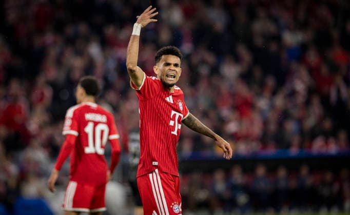 Munich, Germany 06th May 2026 Luis Diaz FCB FC Bayern Munich Paris Saint Germain 06 05 2026