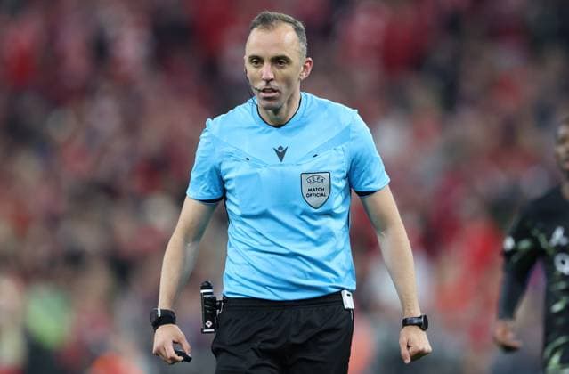 GER, CL semi-final FC Bayern Muenchen GER vs Paris Saint Germain FRA 06 05 2026, Allianz Arena, Munich, GER, CL semi-final FC Bayern Muenchen GER vs Paris Saint Germain FRA , picture shows referee Joao Pinheiro Portugal nordphotoxGmbHx xSchneider nph00003