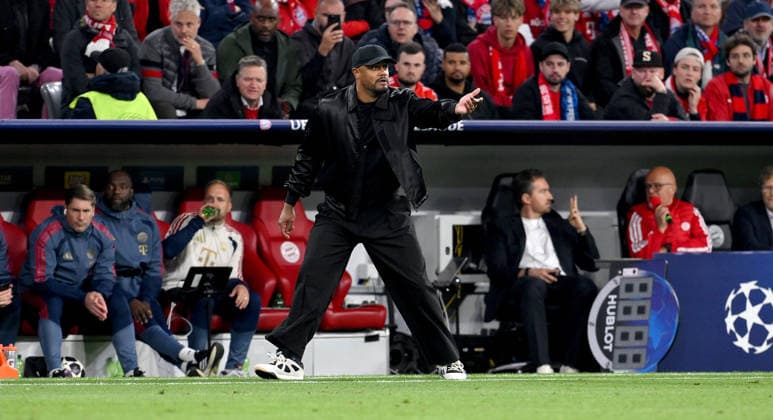 FOOTBALL CHAMPIONS LEAGUE SEASON 2025 2026 Semi-final second leg 06 05 2026 FC Bayern Muenchen Paris Saint Germain Coach Vincent Kompany FC Bayern Muenchen