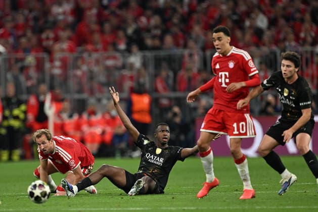 FC Bayern Munich v PSG - UEFA Champions League MUNICH, GERMANY - MAY 6: Jamal Musiala of Bayern Munich in action during the UEFA Champions League Semi-Final Second Leg match between FC Bayern Munich and Paris Saint-Germain at Football Arena Munich in Munich, Germany, on May 6, 2026. Halil Sagirkaya Anadolu Munich Germany. Editorial use only. Please get in touch for any other usage.  Copyright: x2026xAnadoluxHalilxSagirkayax