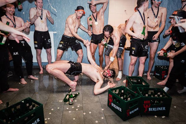 VBL SVG Lüneburg vs Berlin Recycling Volleys, 06 05 2026 BR Volleys are German champions Volleyball Bundesliga, Playoffs, Final, Game 3 SVG Lüneburg vs Berlin Recycling Volleys on 06 05 2026 in the LKH Arena, Lüneburg Copyright: xBEAUTIFULxSPORTS Tonhäuserx