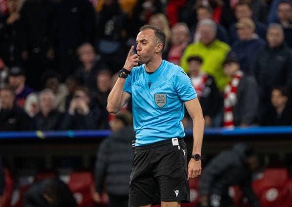 Soccer, Men, 2025 2026 season, Champions League semi-final, second leg , FC Bayern Munich Paris St Germain, referee Joao Pinheiro POR , 06 05 2026, Copyright: xMatthiasxKochx