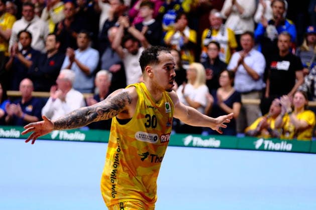 ProA Playoffs Quarterfinals Phoenix Hagen vs PS Karlsruhe LIONS, Hagen, 06 05 2026, Ischelandhalle Hagen Jeffrey Carroll 30, Phoenix Hagen, SF ProA Playoff Quarterfinals Phoenix Hagen vs PS Karlsruhe LIONS, Hagen, 06 05 2026, Ischelandhalle Hagen Copyright: xBEAUTIFULxSPORTS Piepenstockx