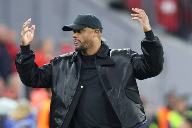 Vincent Kompany manager of Bayern Munich reacts Bayern Munich v Paris Saint-Germain, UEFA Champions League, Semi Final, Second Leg, Football, Allianz Arena, Munich, UK - 06 May 2026Munich Allianz Arena United Kingdom EDITORIAL USE ONLY No use with unauthorised audio, video, data, fixture lists, club league logos or live services. Online in-match use limited to 120 images, no video emulation. No use in betting, games or single club league player publications.  Copyright: xChristianxKolbert Shutterstockx 16861474at