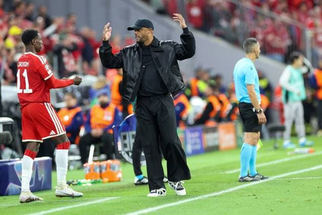 disappointment for head coach Vincent Kompany FC Bayern Muenchen , FC Bayern Muenchen vs Paris Saint Germain, Football, UEFA, Champions League, semi-final, second leg, 06 05 2026 Muenchen Bayern Germany Copyright: xkolbert-press ChristianxKolbertx