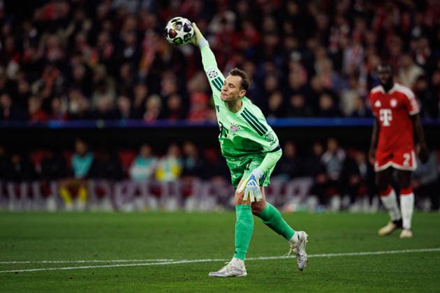 Manuel Neuer seen during UEFA Champions League semifinal game between teams o FC Bayern Munchen and Paris Saint-Germain (Grzegorz Wajda Ball Raw Images) Munich Allianz Arena Germany Copyright: xGrzegorzxWajdax grzegorzwajda_bayern_psg_2526_4-18