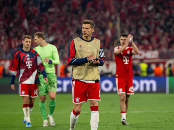 Soccer, Men, 2025 2026 season, Champions League semi-final, second leg , FC Bayern Munich Paris St Germain, Leon Goretzka Bayern Munich , Disappointment after final whistle, 06 05 2026, Copyright: xMatthiasxKochx