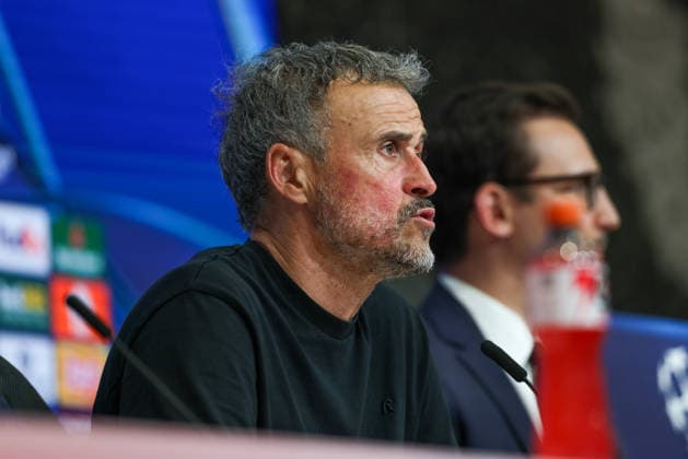 Luis Enrique Paris St Germain, Head Coach at the post-match press conference, GER, FC Bayern Muenchen vs Paris St Germain, Football, UEFA Champions League, Semi-final, Second leg, 2025 2026 season, 06 05 2026, GER, FC Bayern Muenchen vs Paris St Germain, Football, UEFA Champions League, Semi-final, Second leg, 2025 2026 season, 06 05 2026 Muenchen Copyright: xEibner-Pressefoto JennixMaulx EP_JML