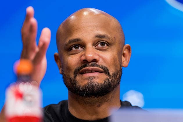MUNICH, GERMANY - MAY 6: Vincent Kompany (Head Coach FC Bayern Muenchen) during post game press conference, PK, Pressekonferenz after the UEFA Champions League Semi-Final between FC Bayern Muenchen vs Paris Saint-Germain at Allianz Arena at Semi-Finals 2nd leg of the UEFA Champions League on May 6, 2026 in Munich, Germany. Bavaria Germany Copyright: xSteffiexWunderlx
