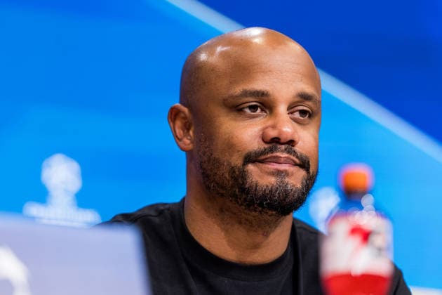 MUNICH, GERMANY - MAY 6: Vincent Kompany (Head Coach FC Bayern Muenchen) during post game press conference, PK, Pressekonferenz after the UEFA Champions League Semi-Final between FC Bayern Muenchen vs Paris Saint-Germain at Allianz Arena at Semi-Finals 2nd leg of the UEFA Champions League on May 6, 2026 in Munich, Germany. Bavaria Germany Copyright: xSteffiexWunderlx