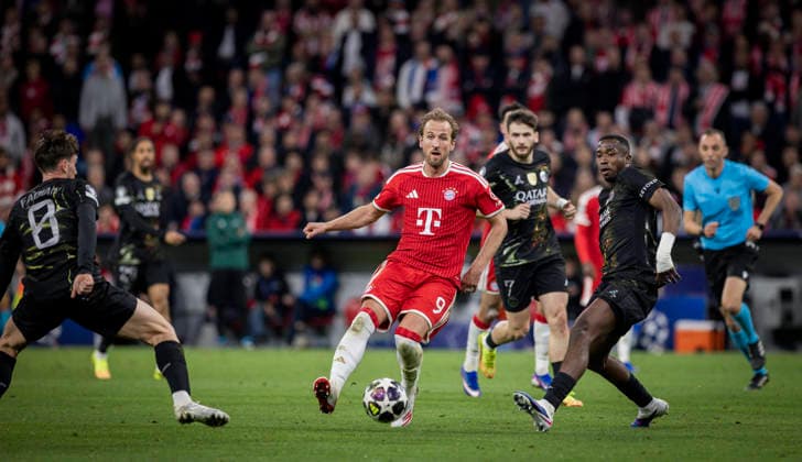 Munich, Germany 06th May 2026 Harry Kane FCB Willian Pacho Paris FC Bayern Munich Paris Saint Germain 06 05 2026