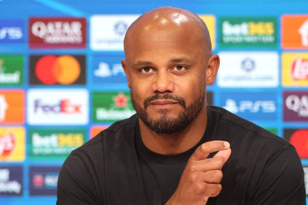 Coach Vincent Kompany FCB portrait, portrait, press conference Football FC Bayern Munich Paris Saint Germain UEFA Champions League semi-final 06 05 2026 Allianz Arena PHOTO Mladen Lackovic LakoPress