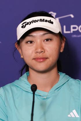 May 6, 2026, West Caldwell, New Jersey, USA: Rayee Feng (USA) speaks to the media prior to the 2026 Mizuho Americas Open at Mountain Ridge Country Club. West Caldwell USA - ZUMAw109 20260506_fap_w109_030 Copyright: xDebbyxWongx