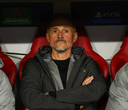 May 6, 2026, Munich, Bavaria, Germany: LUIS ENRIQUE in the UEFA Champions League 2025 26 Semi-final Leg 2 game between Bayern Munich and Paris Saint-Germain at the Allianz Arena in Munich, Germany. The game ended up in a 1:1 draw, and PSG won 6:5 on aggregate to advance to the Final. Munich Germany - ZUMAc179 20260506_zep_c179_048 Copyright: xMickaelxChavetx