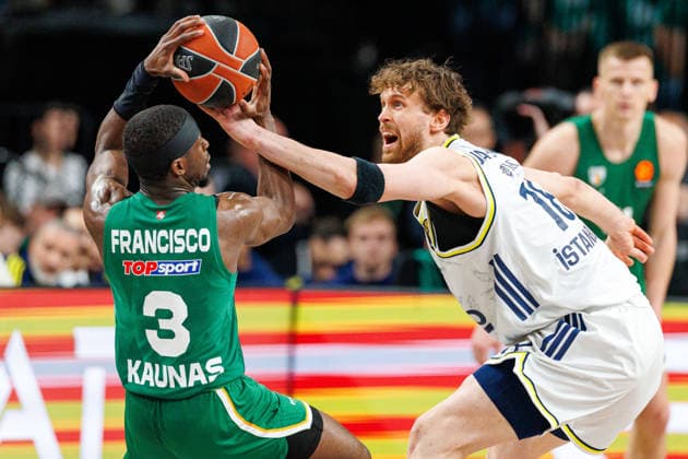 Zalgiris Kaunas and Istanbul Fenerbahce meet in Euroleague game in Kaunas Kaunas Lithuania 2026 05 06, Kaunas Kaunas Lithuania  Copyright: xErikasxOvcarenkox
