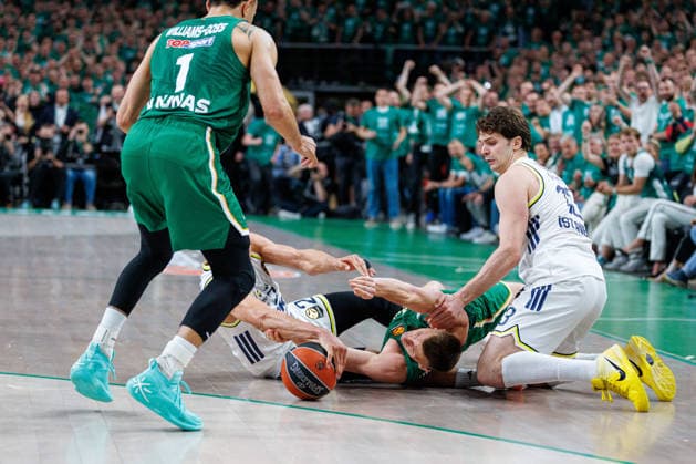 Zalgiris Kaunas and Istanbul Fenerbahce meet in Euroleague game in Kaunas Kaunas Lithuania 2026 05 06, Kaunas Kaunas Lithuania  Copyright: xErikasxOvcarenkox