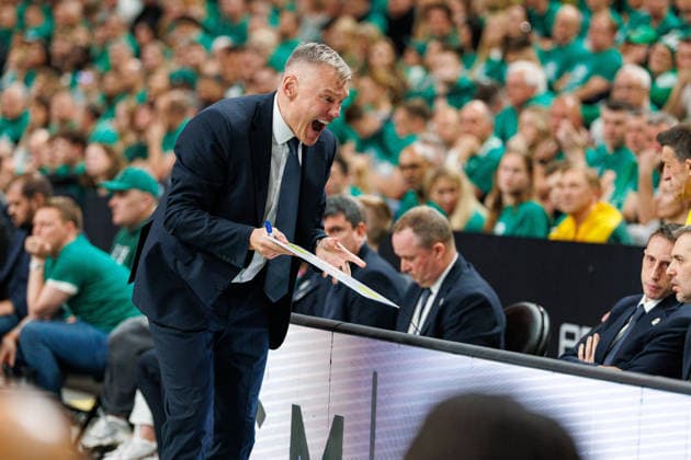 Zalgiris Kaunas and Istanbul Fenerbahce meet in Euroleague game in Kaunas Kaunas Lithuania 2026 05 06, Kaunas Kaunas Lithuania  Copyright: xErikasxOvcarenkox