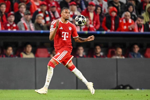 Michael Olise FC Bayern München controls the Ball during the UEFA Champions League 2025 26 Semi Final Second Leg match between FC Bayern München and Paris Saint Germain at Football Arena Munich on May 6, 2026 in Munich, Germany Photo by Harry Langer DeFodi Images