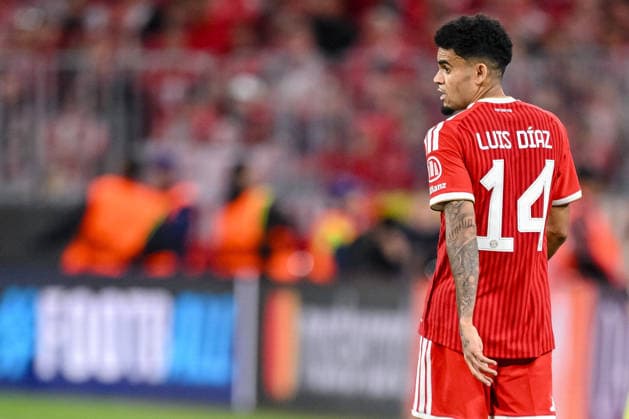 Luis Diaz FC Bayern Munich Looks on during the UEFA Champions League 2025 26 Semi Final Second Leg match between FC Bayern Munich and Paris Saint Germain at Football Arena Munich on May 6, 2026 in Munich, Germany Photo by Harry Langer DeFodi Images