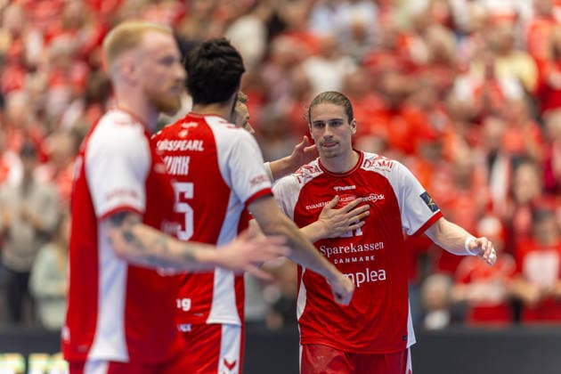 Aalborg Handball v Sporting CP, EHF Champions League handball, Aalborg, Denmark Aalborg, Denmark. 06th, May 2026. Juri Knorr (21) of Aalborg Handball seen during the EHF Champions League match between Aalborg Handball and Sporting CP at Sparekassen Danmark Arena in Aalborg. Denmark, Aalborg  Copyright: xGonzalesxPhoto MadsxAndersenx