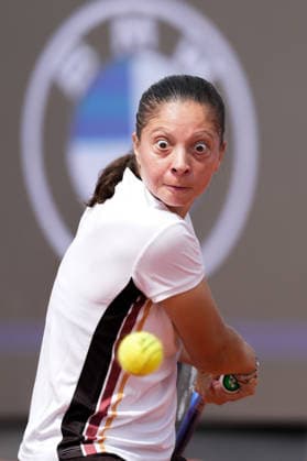 Antonia Ruzic of Croatia during the match against Mirra Andreeva of Russia at the Internazionali BNL d Italia 2026 tennis tournament at Foro Italico in Rome (Italy) on May, 7, 2026. AntoniettaxBaldassarre