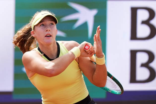 Mirra Andreeva of Russia during the match against Antonia Ruzic of Croatia at the Internazionali BNL d Italia 2026 tennis tournament at Foro Italico in Rome (Italy) on May, 7, 2026. AntoniettaxBaldassarre
