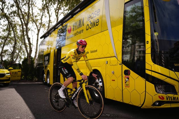 Denmark’s Jonas Vingegaard Hansen of Team Visma Lease A Bike during training session in Sunny Beach, Thursday, May 7, 2026. - cycling.(Photo Massimo Paolone LaPresse)  Copyright: xMassimoxPaolone LaPressex