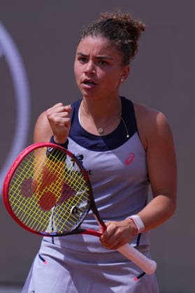 Jasmine Paolini (ITA) during the match between Jasmine Paolini (ITA) vs Leolia Jeanjean (FRA) at the Italian Open in Rome, Thursday, May 7, 2026. (Alfredo Falcone LaPresse)  Copyright: xAlfredoxFalcone LaPressex