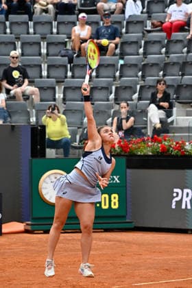 Foto IPP Cavaliere Emiliano. Roma 07 05 2026. Tennis Internazionali d Italia 2026. Nella foto: Jasmine Paolini. Italy Photo Press - World Copyright italy ITALY  Copyright: xR4924_italyphotopressx