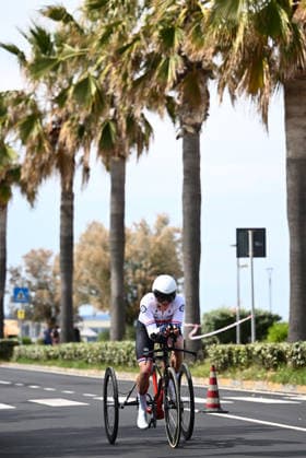UCI Para Cycling Road World Cup: Round 3 Picture by Olly Hassell SWpix.com - 07 05 2026 - Cycling - UCI Para Cycling Road World Cup: Round 3 - Pescara, Abruzzo, Italy - Men T2 Individual Time Trial (ITT) - Calum O Neill (Great Britain) Copyright: x xSWpix.comx(t axPhotographyxHubxLtd)xOllyxHassell SWpix.comx SWP-3030-13822