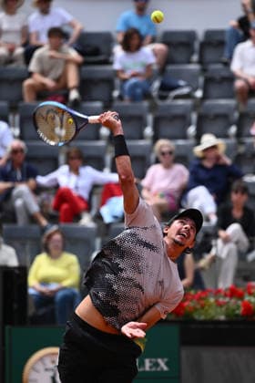 Alexei Popyrin of Australia against Matteo Berrettini of Italy during the Internazionali BNL d Italia Day Three at Foro Italico on May 7, 2026 in Rome, Italy.  Copyright: xDomenicoxCippitelli IPAxSportx xipa-agency.netx xx IPA_74492213 IPA_Agency_IPA74492213