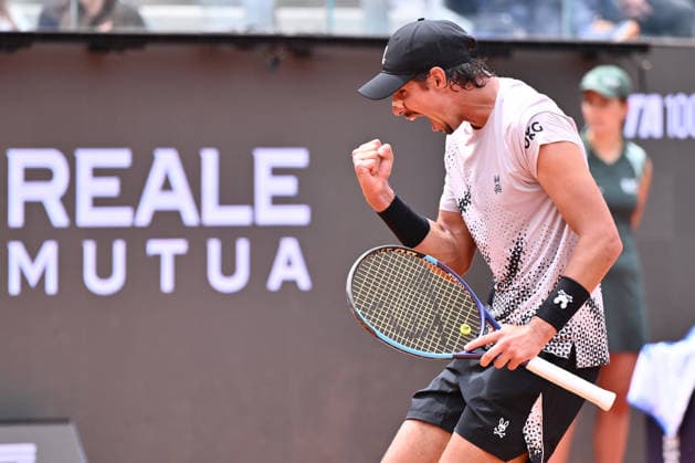 Alexei Popyrin of Australia against Matteo Berrettini of Italy during the Internazionali BNL d Italia Day Three at Foro Italico on May 7, 2026 in Rome, Italy.  Copyright: xDomenicoxCippitelli IPAxSportx xipa-agency.netx xx IPA_74492225 IPA_Agency_IPA74492225