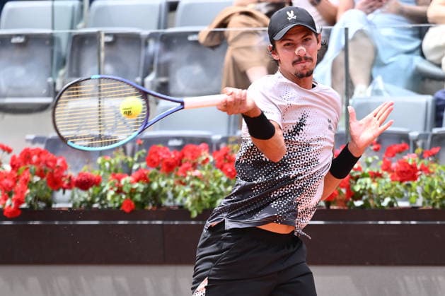 Alexei Popyrin of Australia against Matteo Berrettini of Italy during the Internazionali BNL d Italia Day Three at Foro Italico on May 7, 2026 in Rome, Italy.  Copyright: xDomenicoxCippitelli IPAxSportx xipa-agency.netx xx IPA_74492224 IPA_Agency_IPA74492224