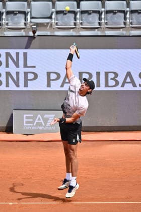 Alexei Popyrin of Australia against Matteo Berrettini of Italy during the Internazionali BNL d Italia Day Three at Foro Italico on May 7, 2026 in Rome, Italy.  Copyright: xDomenicoxCippitelli IPAxSportx xipa-agency.netx xx IPA_74492248 IPA_Agency_IPA74492248