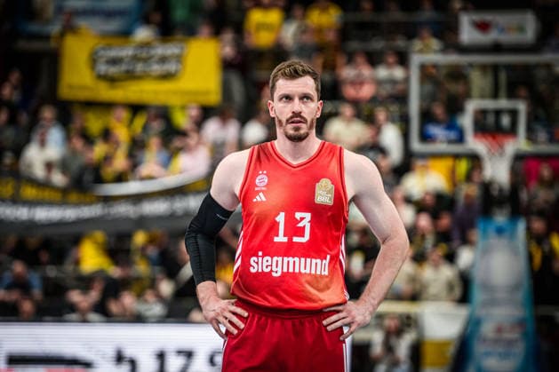 Andreas Obst FC Bayern Basketball, 13 GER, MHP Riesen Ludwigsburg vs FC Bayern Muenchen Basketball, Basketball Bundesliga, easycredit BBL, 33 Matchday, Season 2025 2026, 07 05 2026 GER, MHP Riesen Ludwigsburg vs FC Bayern Muenchen Basketball, Basketball Bundesliga, easycredit BBL, 33 Matchday, Season 2025 2026, 07 05 2026 Ludwigsburg Copyright: xSandyxDinkelackerx EP_SDR