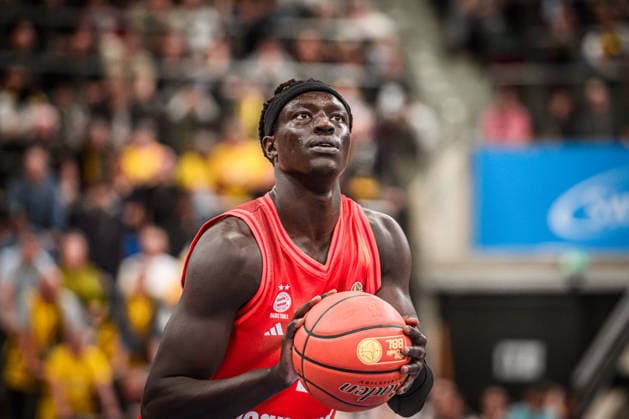 Wenyen Gabriel FC Bayern Basketball, 32 GER, MHP Riesen Ludwigsburg vs FC Bayern Muenchen Basketball, Basketball Bundesliga, easycredit BBL, 33 Matchday, Season 2025 2026, 07 05 2026 GER, MHP Riesen Ludwigsburg vs FC Bayern Muenchen Basketball, Basketball Bundesliga, easycredit BBL, 33 Matchday, Season 2025 2026, 07 05 2026 Ludwigsburg Copyright: xSandyxDinkelackerx EP_SDR