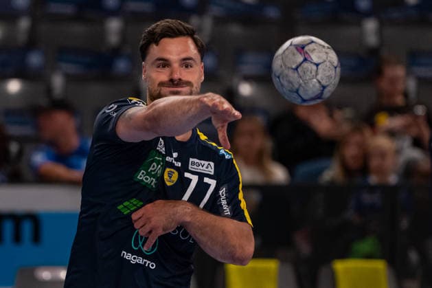DAIKIN Handball Bundesliga TVB Stuttgart vs Rhein Neckar Löwen 07 05 2026 Stuttgart, GERMANY 07 May 2026 Dani Baijens Rhein Neckar Löwen, 77 at the warm-up for the match between TVB Stuttgart and Rhein Neckar Löwen on match day 31 of the Daikin Handball Bundesliga in the Porsche Arena Copyright: xBEAUTIFULxSPORTS Steinx