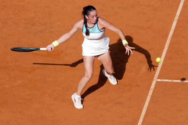 Tereza Valentova of Czech Republic during the match against Coco Gauff of United States at the Internazionali BNL d Italia 2026 tennis tournament at Foro Italico in Rome (Italy) on May, 7, 2026. AntoniettaxBaldassarre