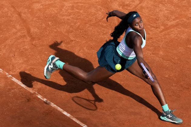 Coco Gauff of United States during the match against Tereza Valentova of Czech Republic at the Internazionali BNL d Italia 2026 tennis tournament at Foro Italico in Rome (Italy) on May, 7, 2026. AntoniettaxBaldassarre