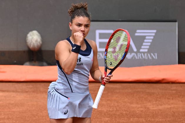 Internazionali BNL D Italia 2026 - Day Three Jasmine Paolini of Italy competes against Leolia Jeanjean of France during the Internazionali BNL d Italia Day Three at Foro Italico on May 7, 2026, in Rome, Italy. Rome Italy  Copyright: xDomenicoxCippitellix originalFilename:cippitelli-itainter260507_nptBB.jpg