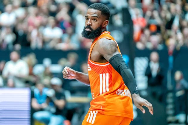 Chemnitz, Germany 07 May 2026 1 BBL 2025 2026 Sp 33 Niners Chemnitz vs Skyliners Frankfurt In the picture Corey Davis 99 Copyright: xFotostandx xNachtigallx