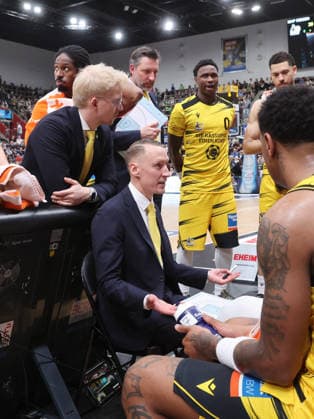 Ludwigsburg , easyCredit Basketball Bundesliga MHP Riesen Ludwigsburg vs Bayern Munich , Coach Mikko Riipinen Riesen