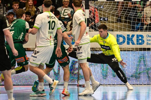 DAIKIN HBL Bundesliga Frisch Auf Göppingen HSG Wetzlar Göppingen, 07 05 2026 Anadin Suljakovic HSG Wetzlar, 12 in action parried Göppingen, 07 05 2026 31 Matchday of the DAIKIN Handball Bundesliga, Frisch Auf Göppingen HSG Wetzlar, EWS Arena, Göppingen Copyright: xBEAUTIFULxSPORTS Märklx