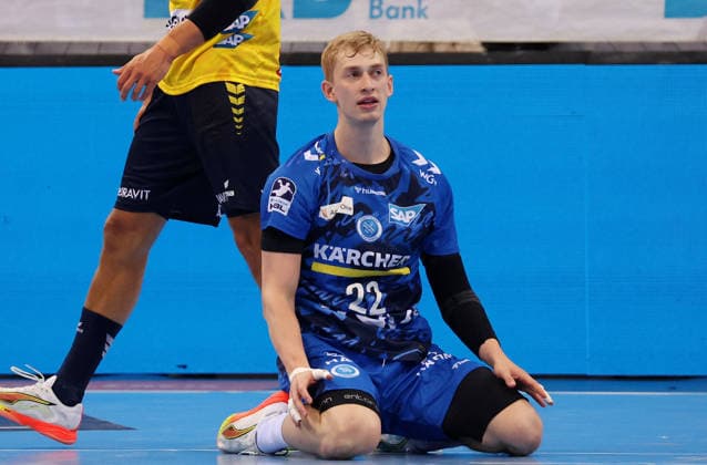 07 05 2026, Germany, Stuttgart, DAIKIN HBL Handball Bundesliga season 2025 2026, TVB Stuttgart vs Rhein Neckar Löwen, Torben Matzken TVB disappointed