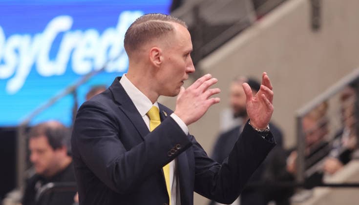 Ludwigsburg , easyCredit Basketball Bundesliga MHP Riesen Ludwigsburg vs Bayern Munich , Coach Mikko Riipinen Riesen