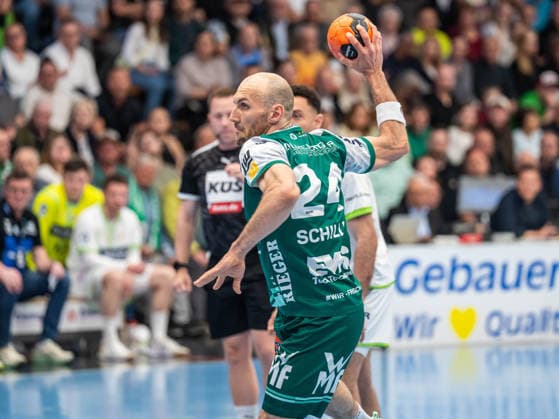 Marcel Schiller Frisch Auf Goeppingen, 24 on seven-meter, Frisch Auf Goeppingen vs HSG Wetzlar, Handball, 1 Bundesliga, Men, Season 2025 2026, 07 05 2026, Frisch Auf Goeppingen vs HSG Wetzlar, Handball, 1 Bundesliga, Men, Season 2025 2026, 07 05 2026 Goeppingen Copyright: xEibner-Pressefoto MichaelxSchmidx EP_MST