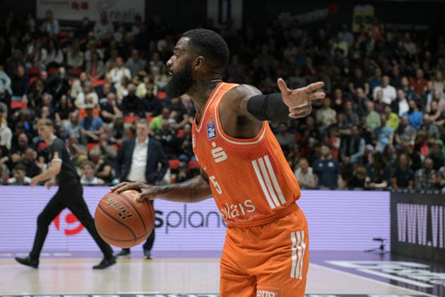 easyCredit Basketball Bundesliga, 33 Matchday, Niners Chemnitz Frankfurt Skyliners 07 05 2026 from 18 30 h Chemnitz, Chemnitz Arena Im Foto Cory Davis 5 easyCredit Basketball Bundesliga, 33 Matchday, Niners Chemnitz Frankfurt Skyliners Chemnitz Saxony Germany Copyright: xEHLxMedia MichelxKöhlerx 20260705-Niners Chemnitz-Frankfurt Skyliners_017