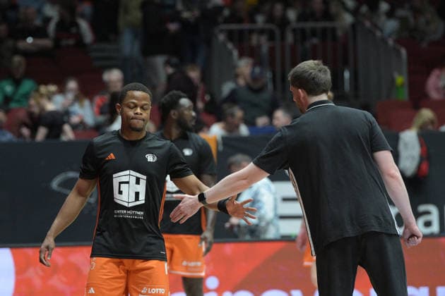 easyCredit Basketball Bundesliga, 33 Matchday, Niners Chemnitz Frankfurt Skyliners 07 05 2026 from 18 30 h Chemnitz, Chemnitz Arena In the photo Eric Washington 33 easyCredit Basketball Bundesliga, 33 Matchday, Niners Chemnitz Frankfurt Skyliners Chemnitz Saxony Germany Copyright: xEHLxMedia MichelxKöhlerx 20260705-Niners Chemnitz-Frankfurt Skyliners_036