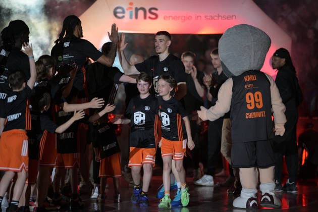 easyCredit Basketball Bundesliga, Matchday 33, Niners Chemnitz Frankfurt Skyliners 07 05 2026 from 18 30 h Chemnitz, Chemnitz Arena In the photo Yordan Minchev 91 easyCredit Basketball Bundesliga, Matchday 33, Niners Chemnitz Frankfurt Skyliners Chemnitz Saxony Germany Copyright: xEHLxMedia MichelxKöhlerx 20260705-Niners Chemnitz-Frankfurt Skyliners_043